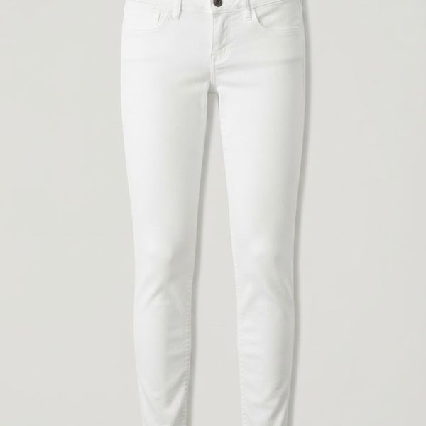 Hollister White Skinny Jeans Size 27x29