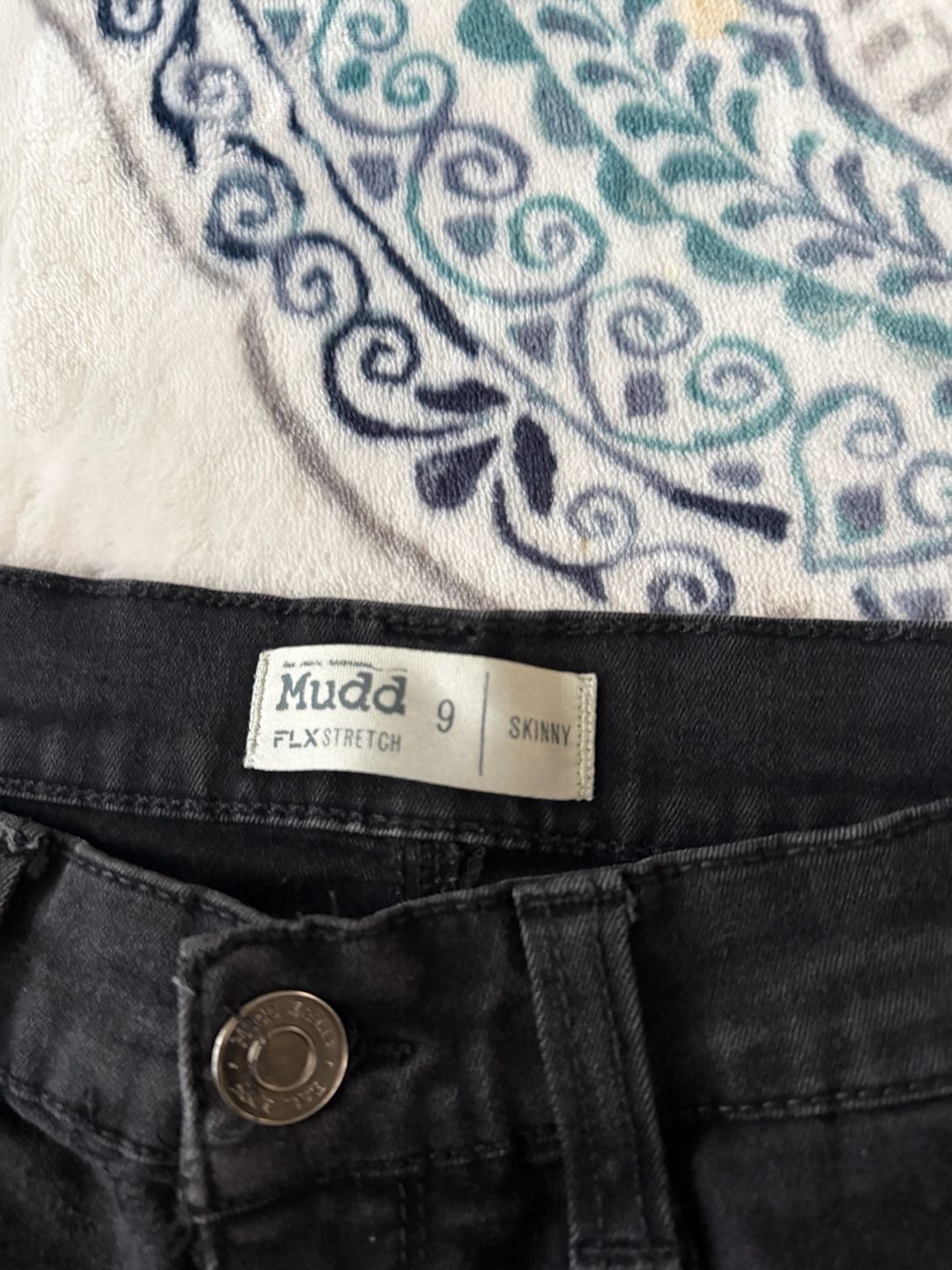 Mudd FLX Stretch Skinny Black Jeans Size 9 5