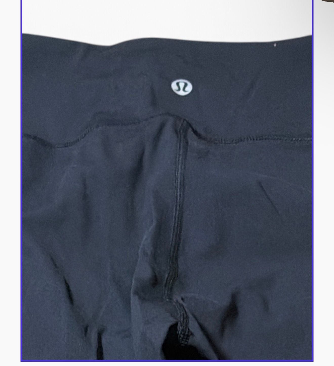 Lululemon Fast and Free Crop Leggings Size 4 Black 4