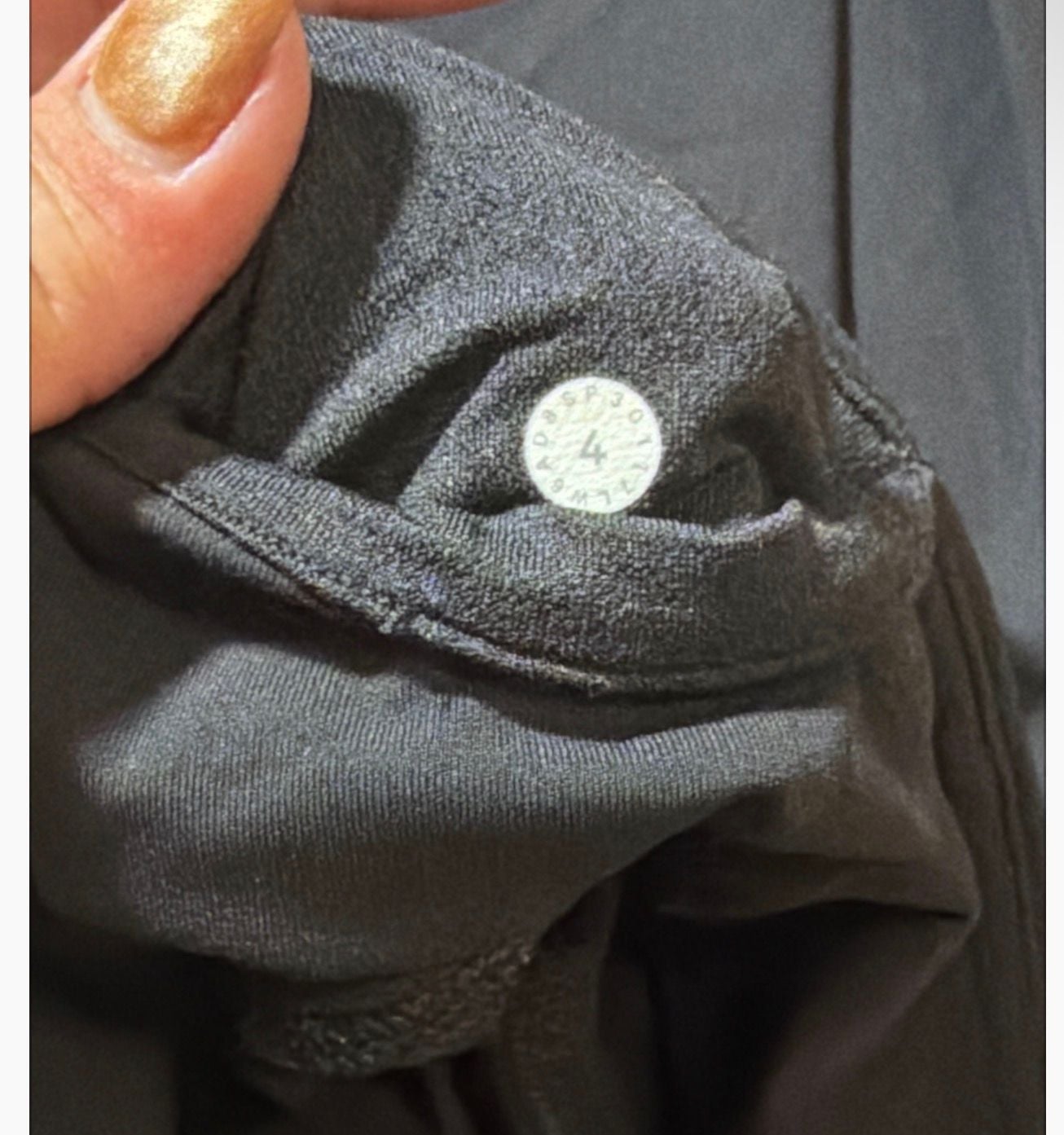 Lululemon Fast and Free Crop Leggings Size 4 Black 5