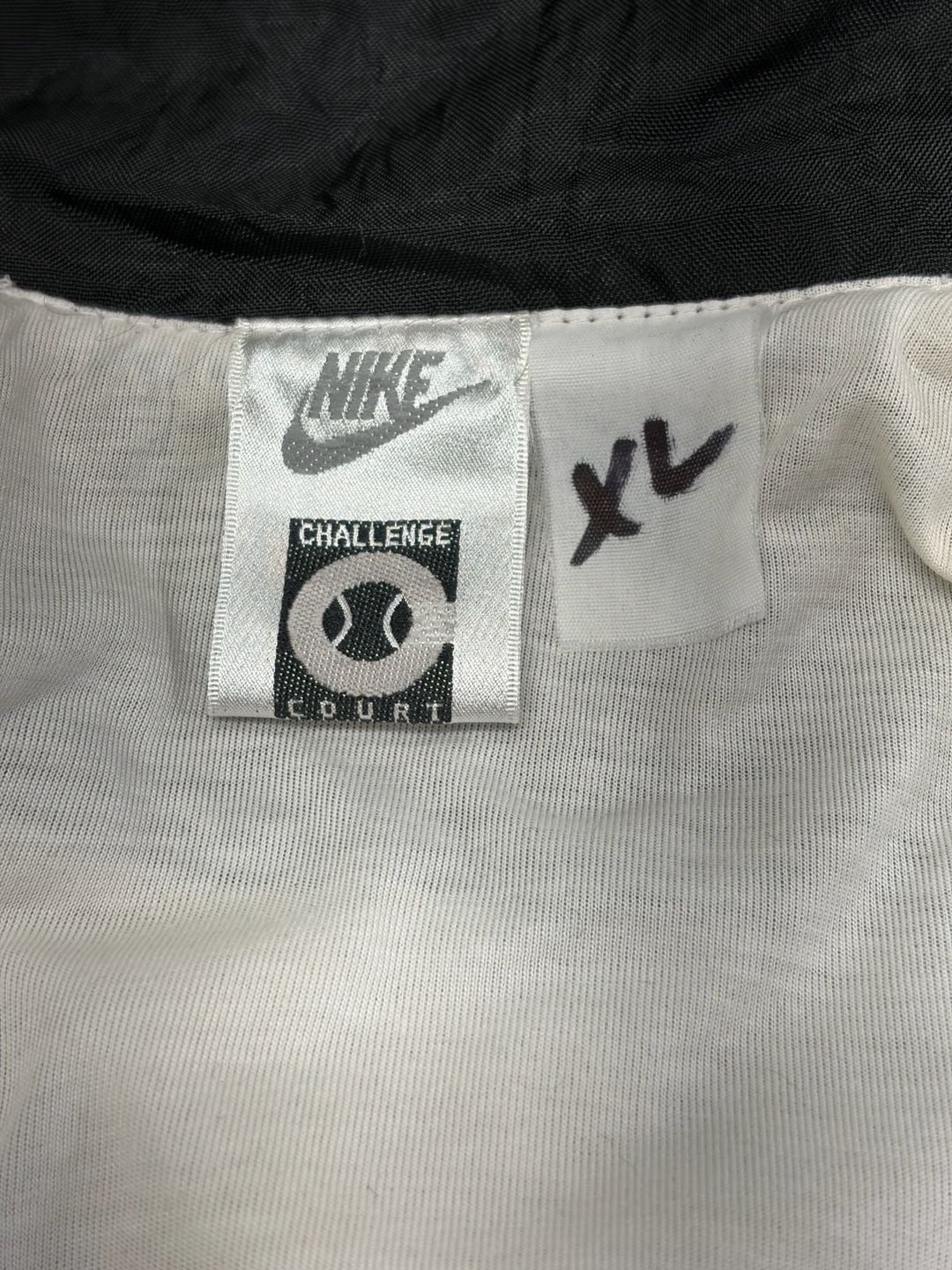Nike Challenge Court Windbreaker Jacket Size XL Black Vintage 90s Full Zip-court 4