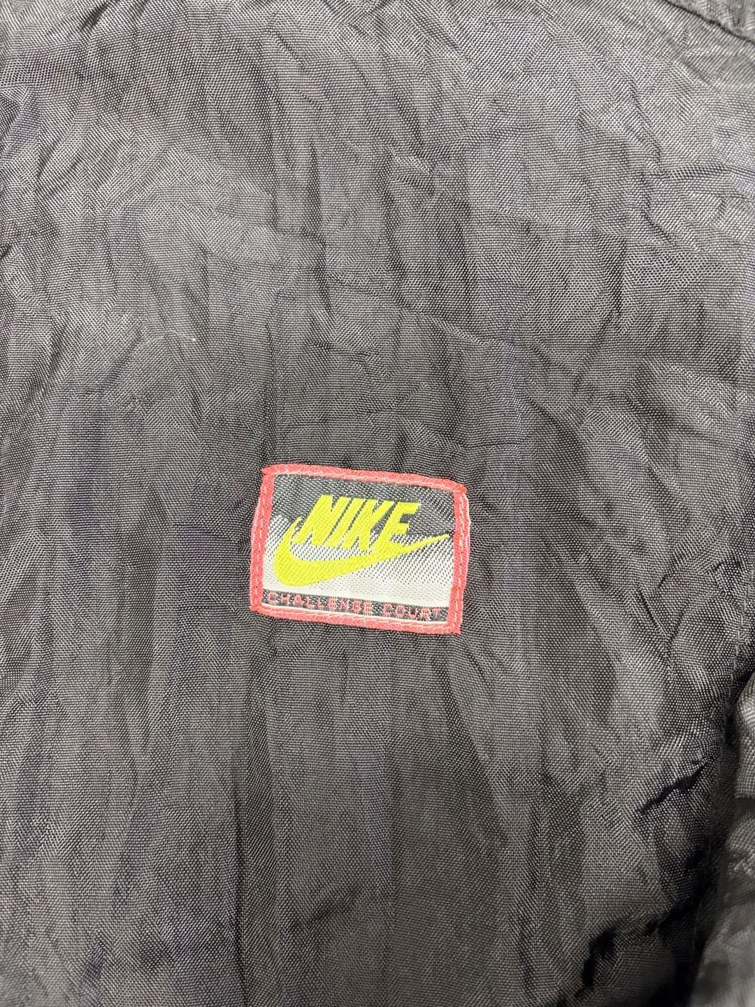 Nike Challenge Court Windbreaker Jacket Size XL Black Vintage 90s Full Zip-court 5