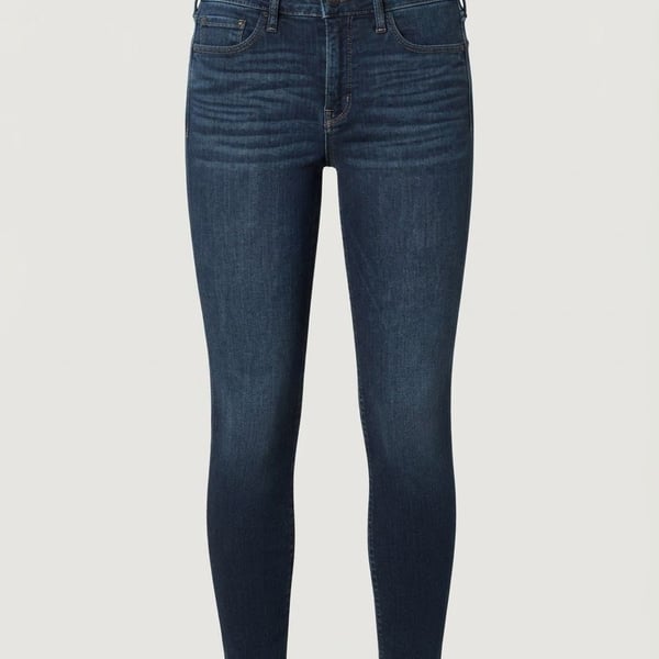 Hollister Mid-Rise Jean Legging Size 7R W28 L28 Dark Wash Denim Jeans