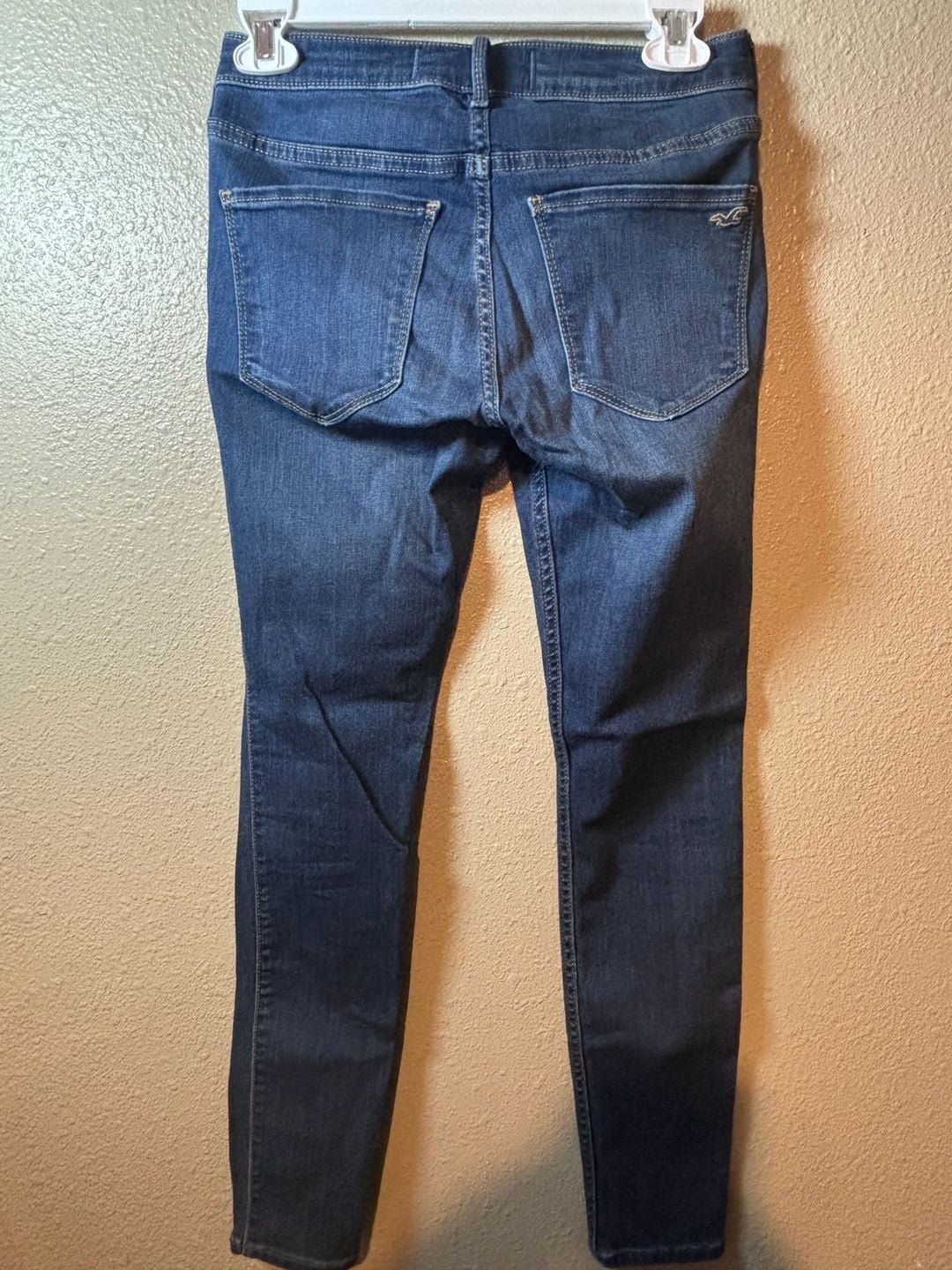 Hollister Mid-Rise Jean Legging Size 7R W28 L28 Dark Wash Denim Jeans 6