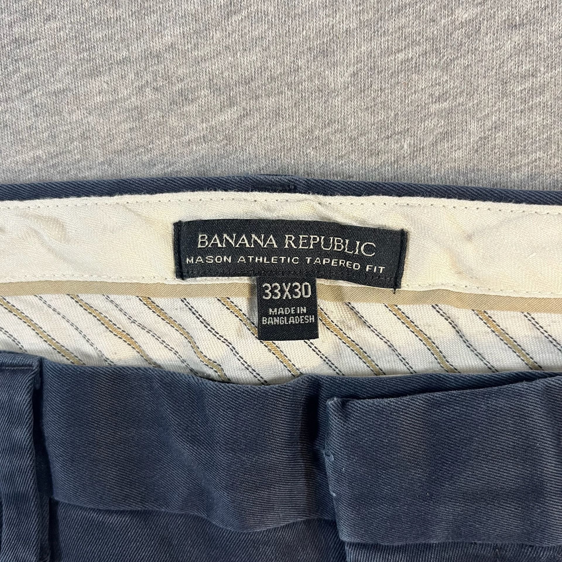 Banana Republic Navy Blue Slim Fit Chino Pants Men’s 33x30(28) 7