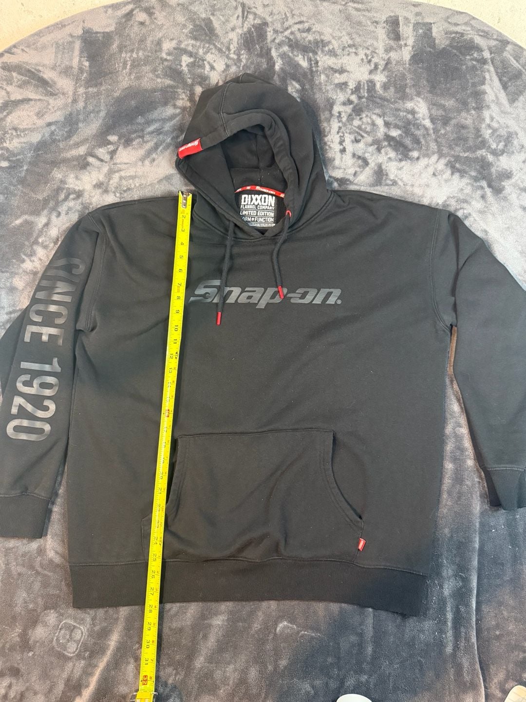 Dixxon Flannel Company Snap-On Size XL Black Limited Edition Hoodie#137 2