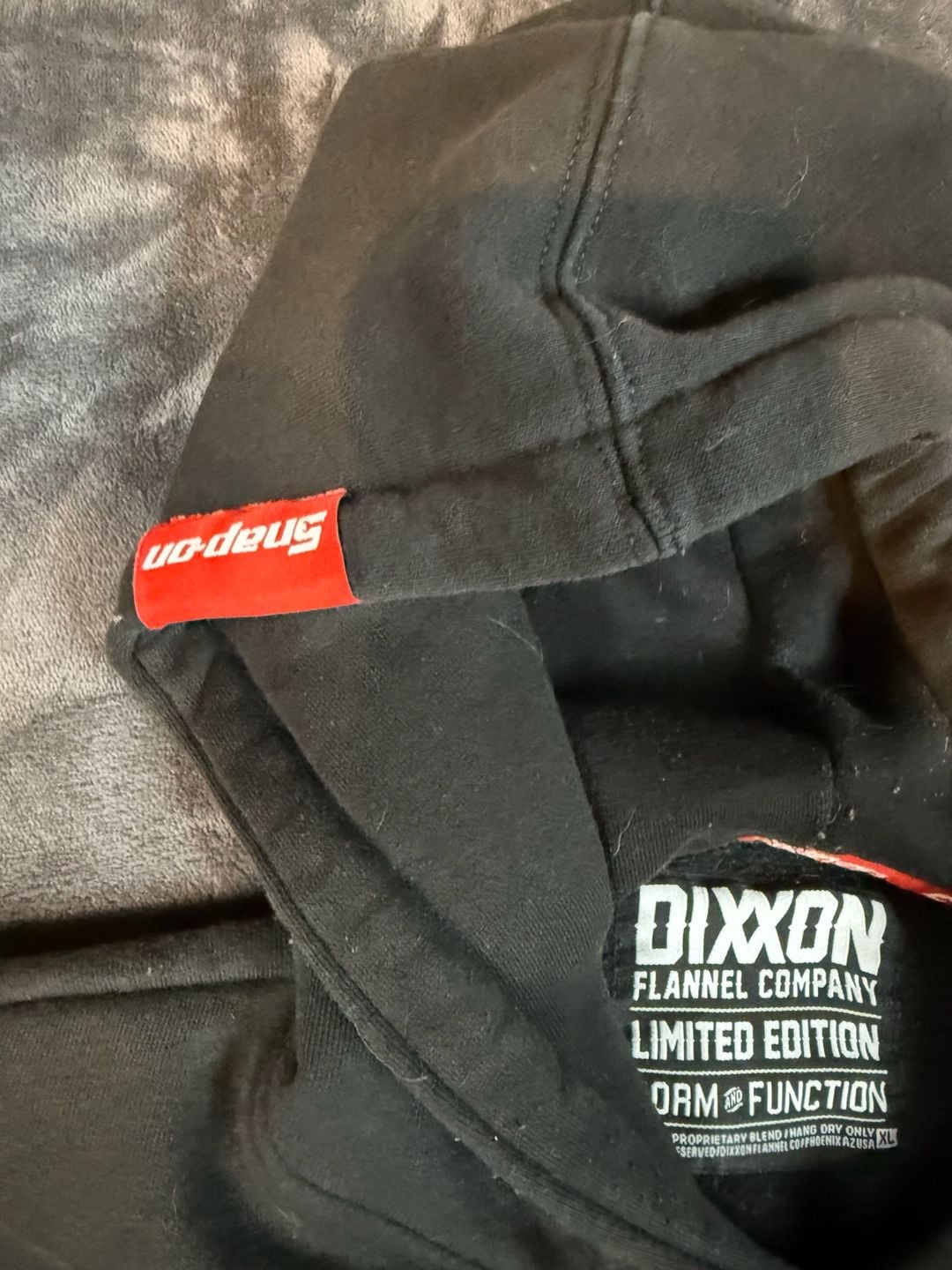 Dixxon Flannel Company Snap-On Size XL Black Limited Edition Hoodie#137 7
