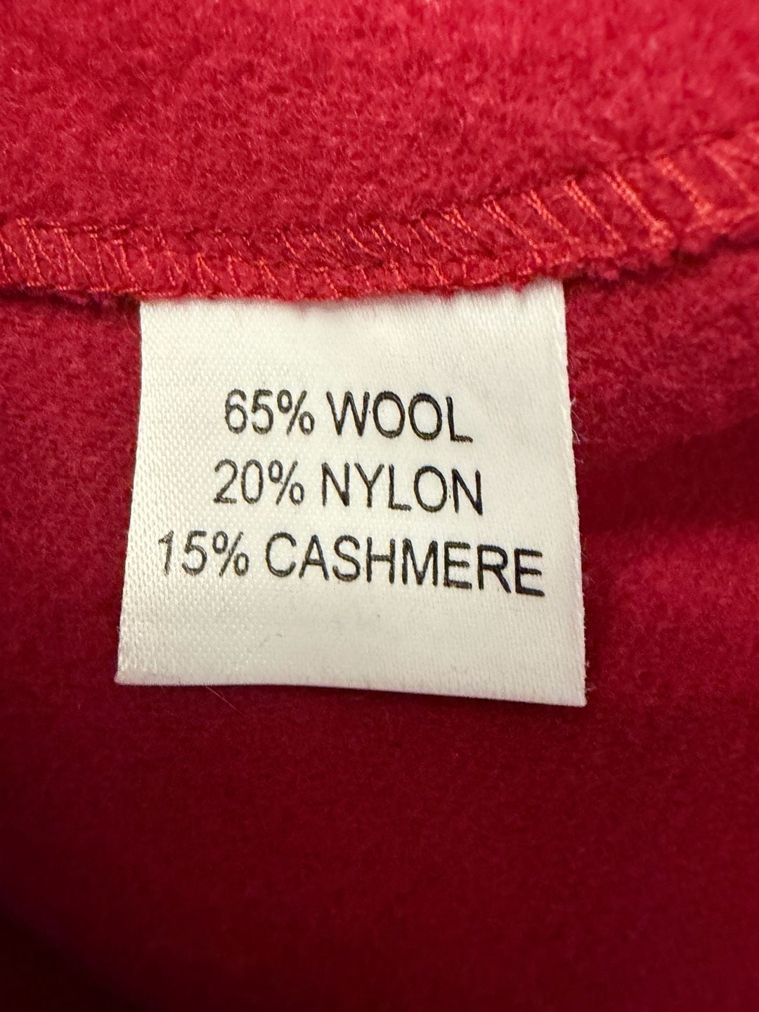 VTG Molina Jimmy Hourihan Red Wool Hooded Cape Cloak Ireland One Size Pockets 11