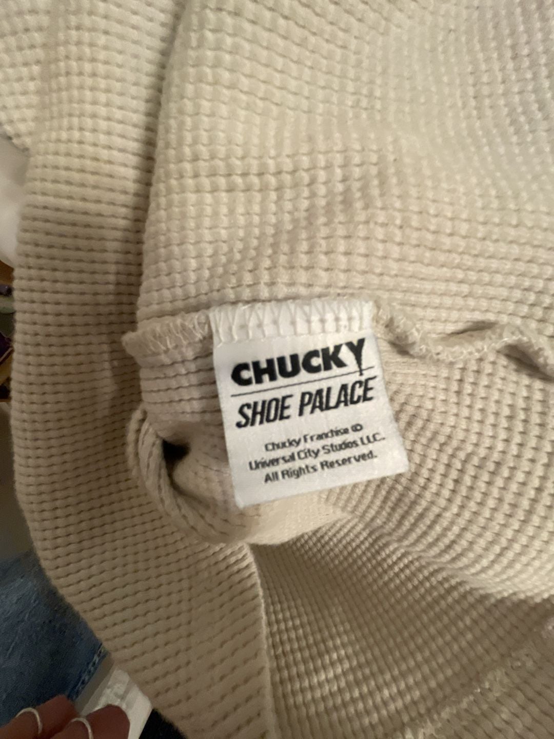 Chucky Shoe Palace Players Club Thermal Long Sleeve Shirt Size M
Halloween
Spook 9