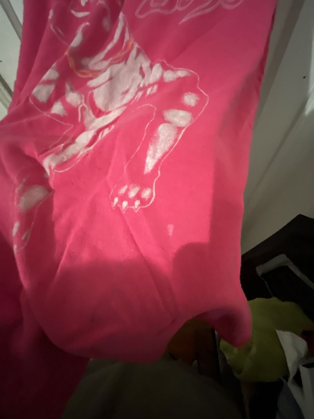 SSI Rude Dogs Tank Top Size M Pink Pitbull Graphic 6