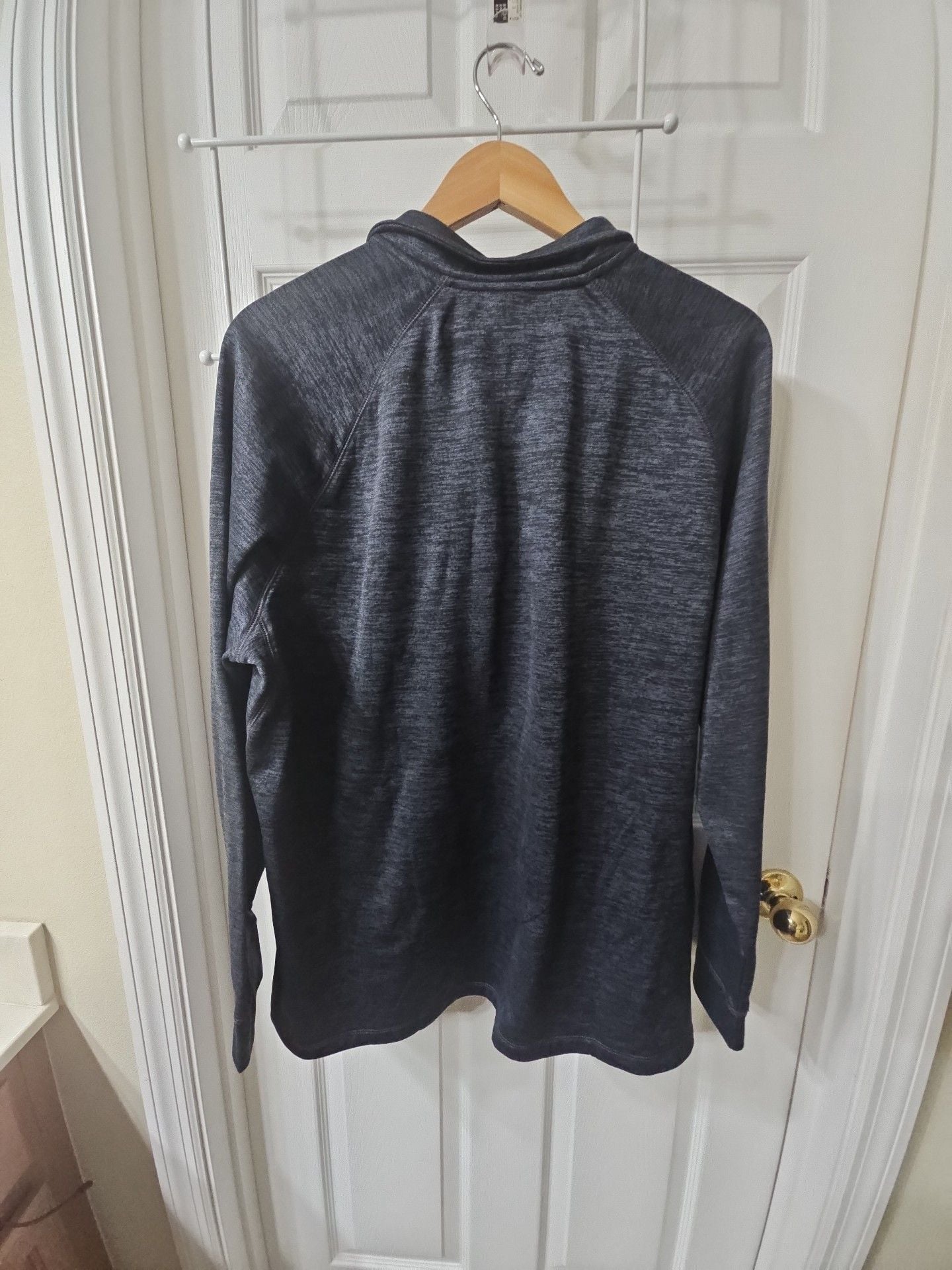 Tek Gear Dry Tek Half Zip Pullover Size X-Large Gray Heather Performance 7