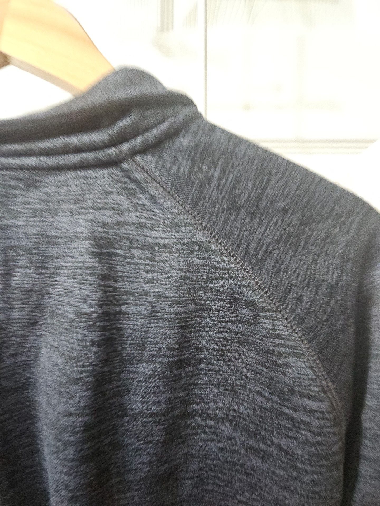 Tek Gear Dry Tek Half Zip Pullover Size X-Large Gray Heather Performance 8