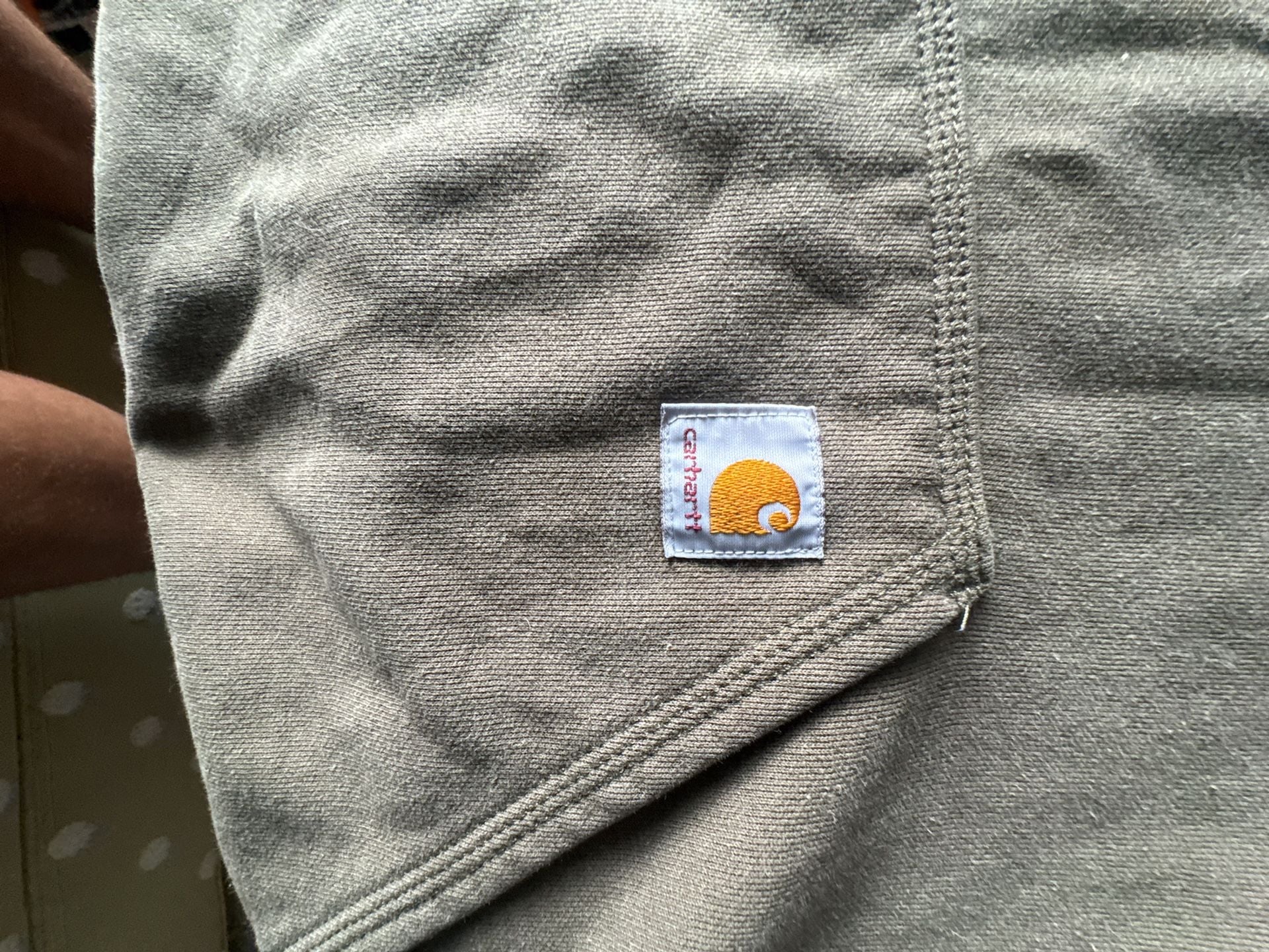 Carhartt Loose Fit Hoodie Size S Brown Pullover Sweatshirt 3