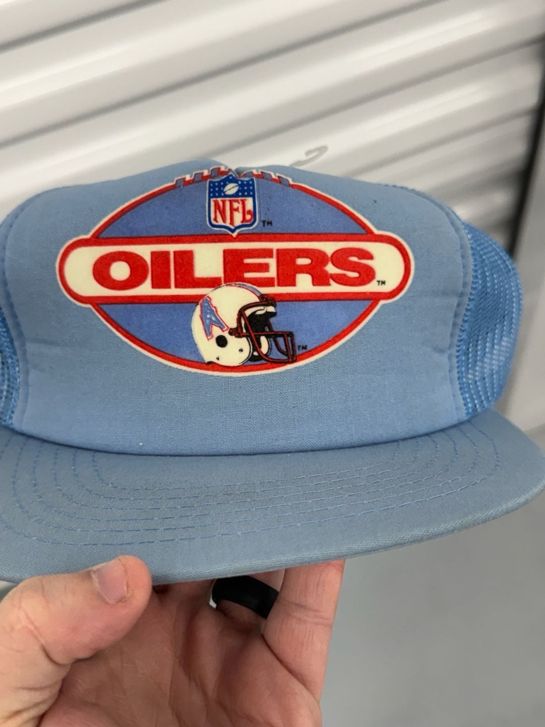 Drew Pearson Houston Oilers Trucker Hat One Size Vintage NFL Snapback 2