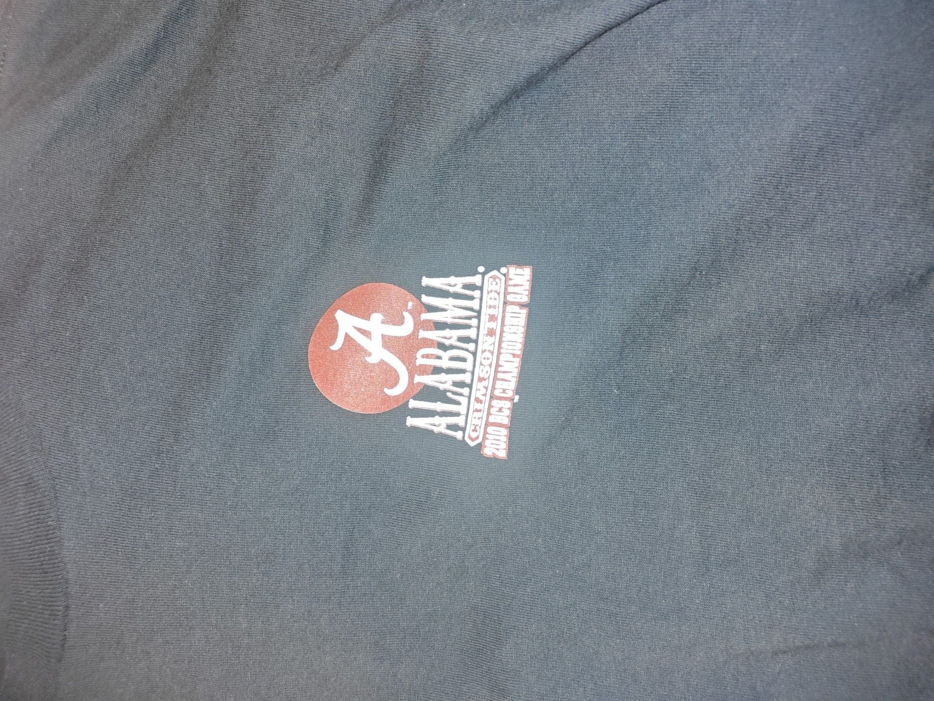 Alabama Crimson Tide BCS National Championship 2010 Long Sleeve T Shirt Small 2