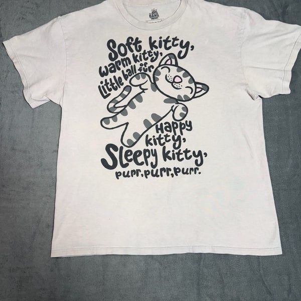 Ripple Junction The Big Bang Theory Soft Kitty T-Shirt Size L Gray