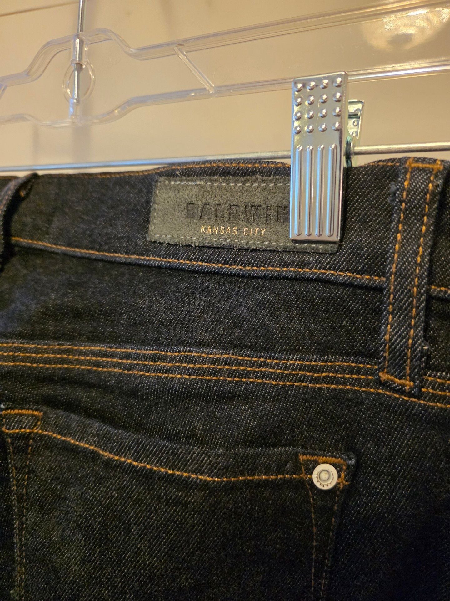 BALDWIN Skinny Jeans Dark Blue Denim 8