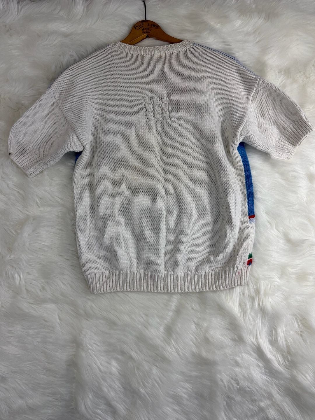 Marisa Christina Beach Scene Intarsia Knit Sweater Petite Multi 11
