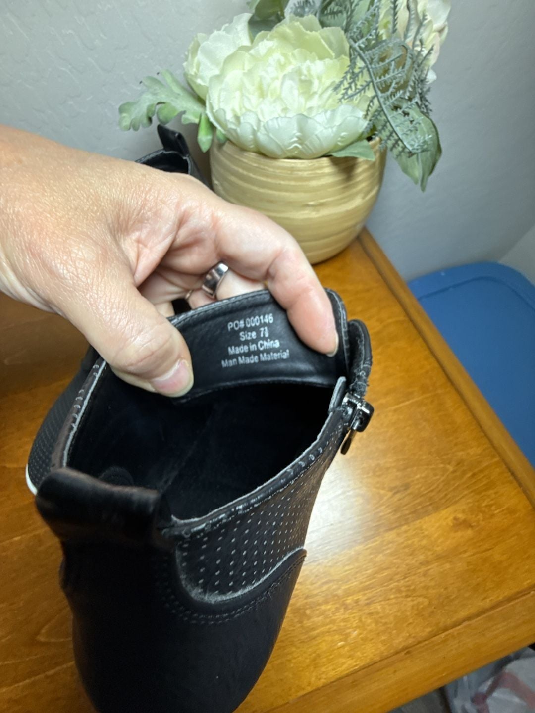 Journee Collection Clara Wedge Sneaker Size 7.5 Black 5