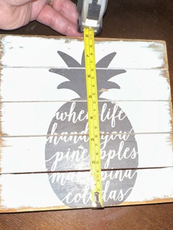 Wooden Pineapple Wall Sign When Life Hands You Pineapples Make Pina Coladas 8x8" 5