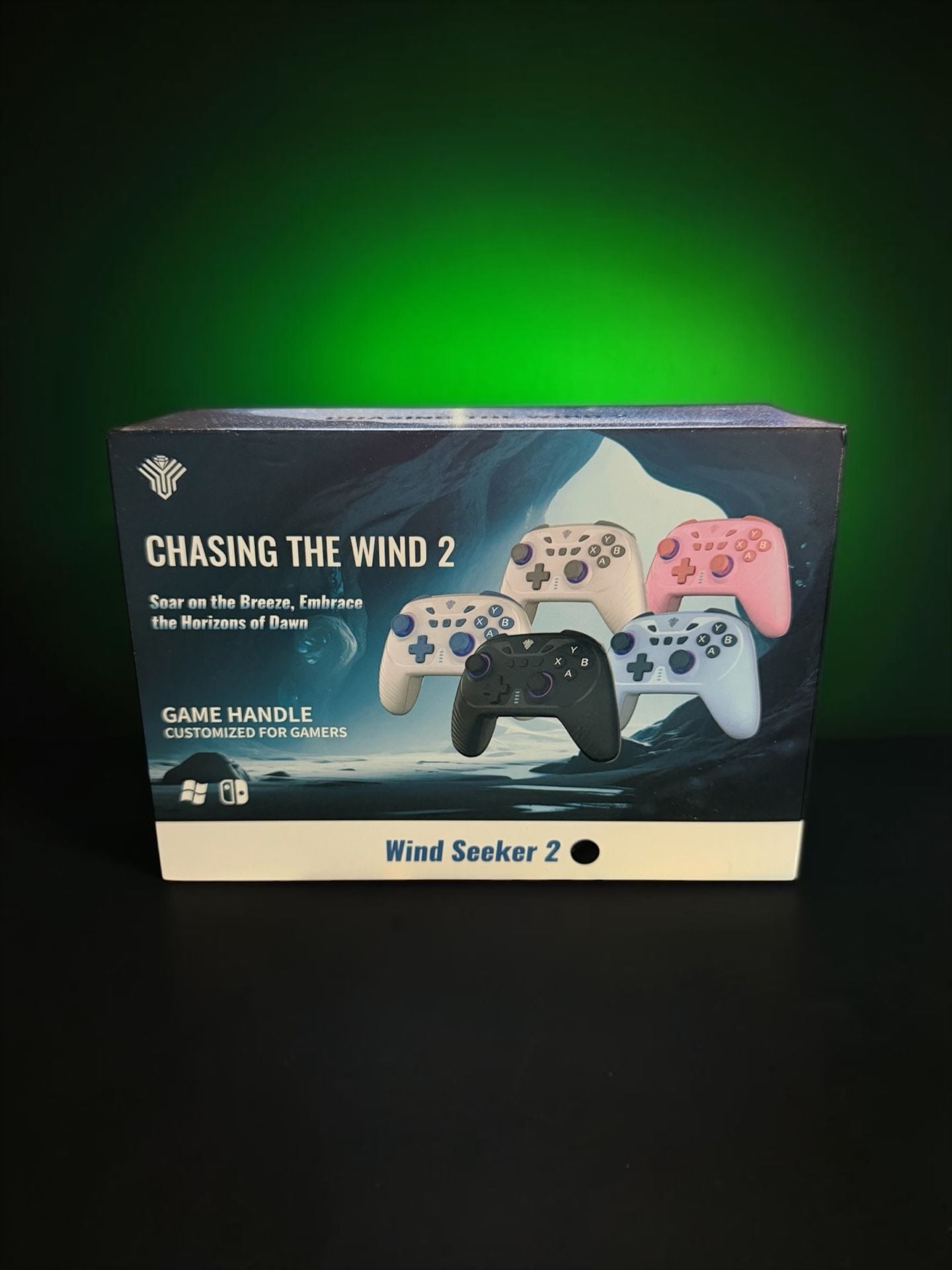 Chasing The Wind 2 Wireless Game Handle Controller Black New 1