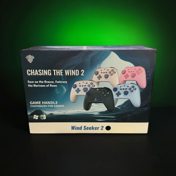 Chasing The Wind 2 Wireless Game Handle Controller Black New
