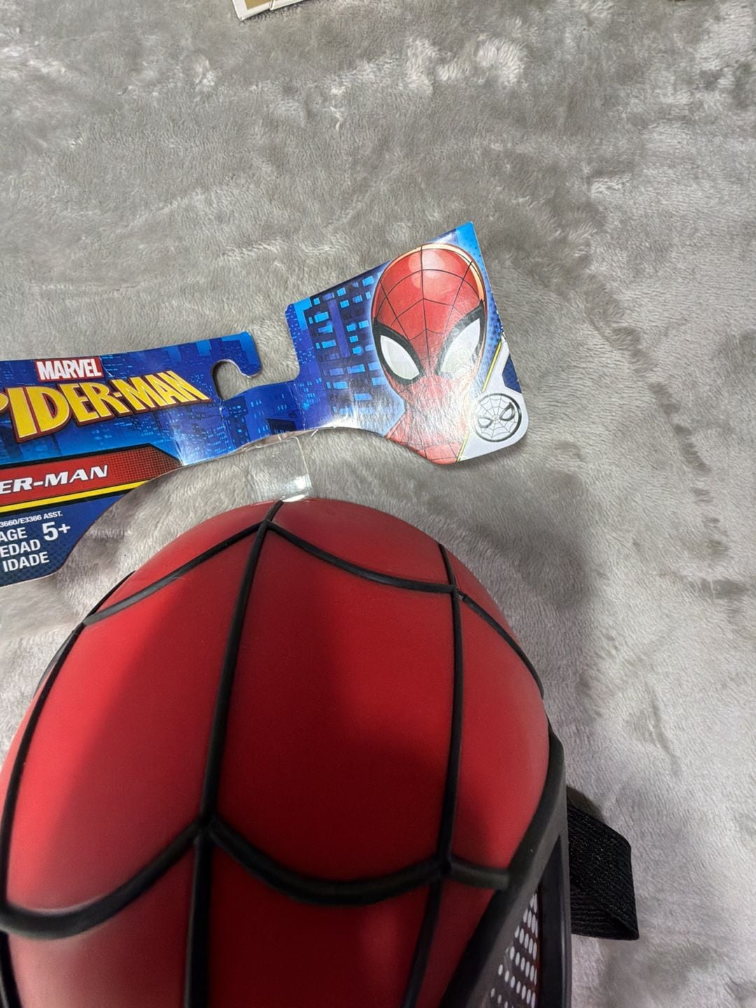 Hasbro Marvel Spider-Man Hero Mask Age 5+ Red Plastic Costume Mask 3