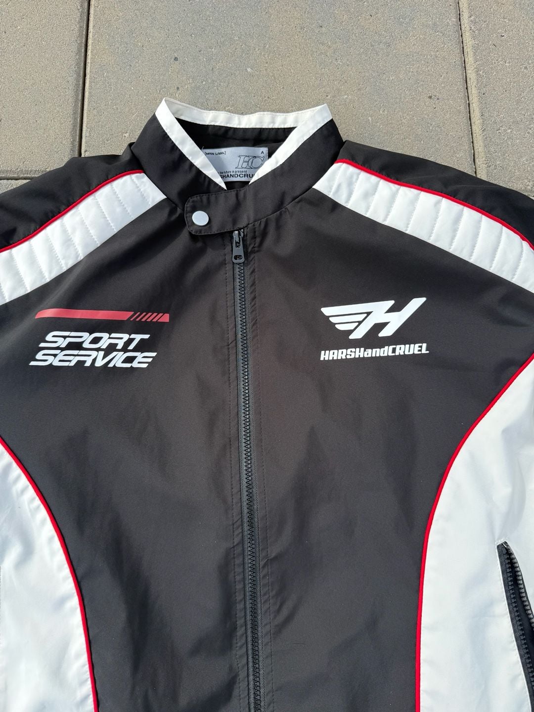 Harsh and Cruel Sport Service Jacket Black White XL 5