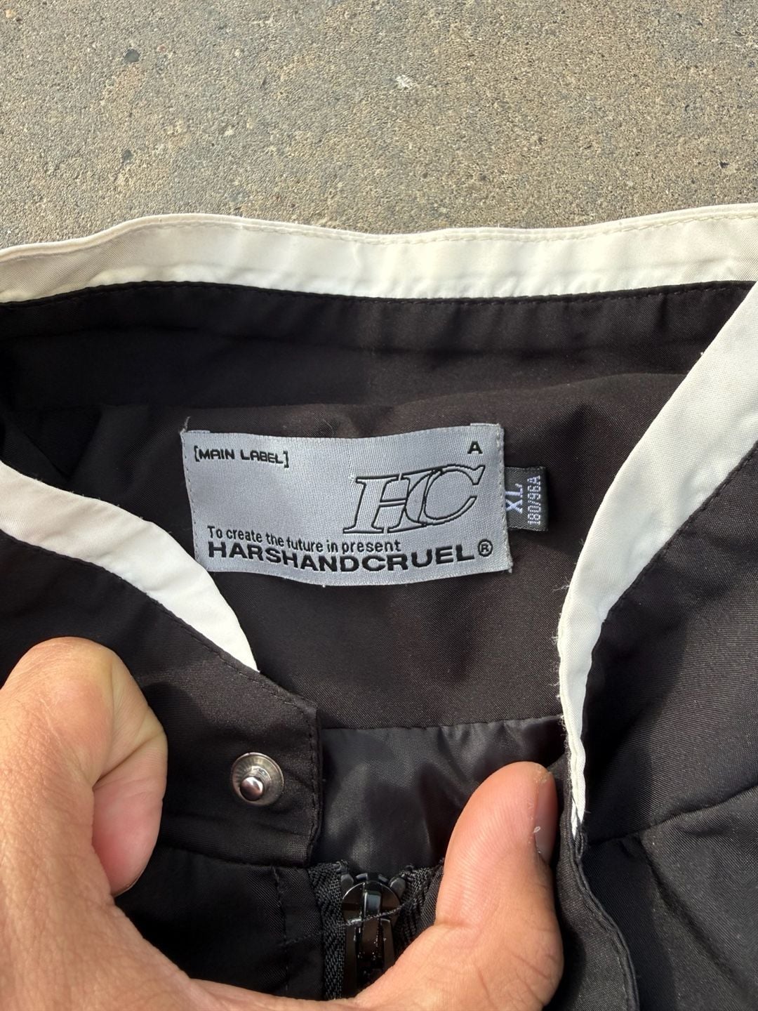 Harsh and Cruel Sport Service Jacket Black White XL 6