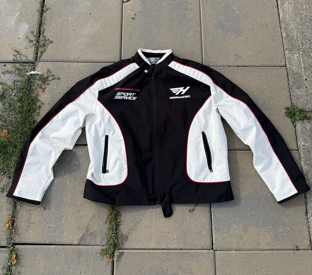 Harsh and Cruel Sport Service Jacket Black White XL 2