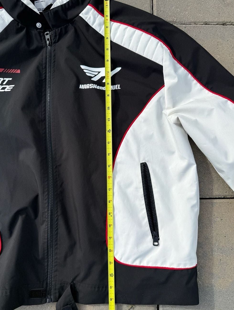 Harsh and Cruel Sport Service Jacket Black White XL 7
