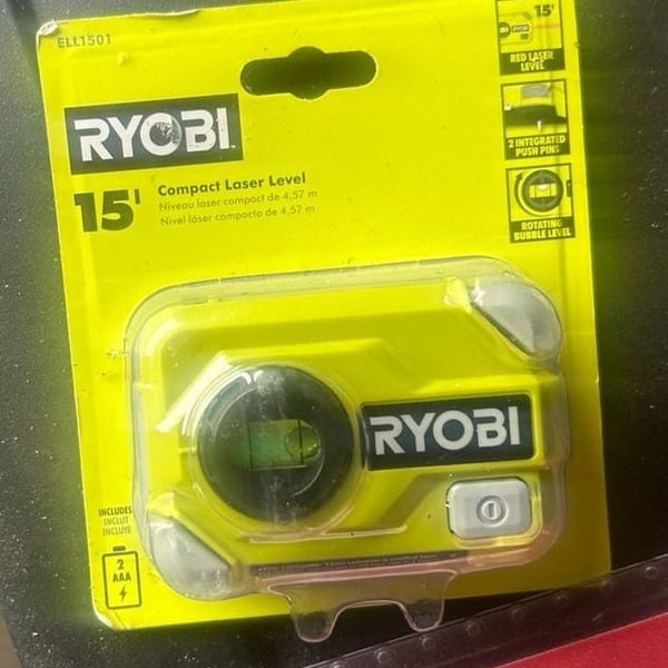 Ryobi ELL1501 15' Compact Laser Level