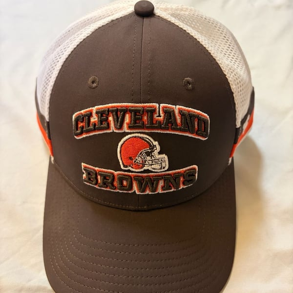 Fanatics Cleveland Browns Trucker Adjustable Hat Brown White