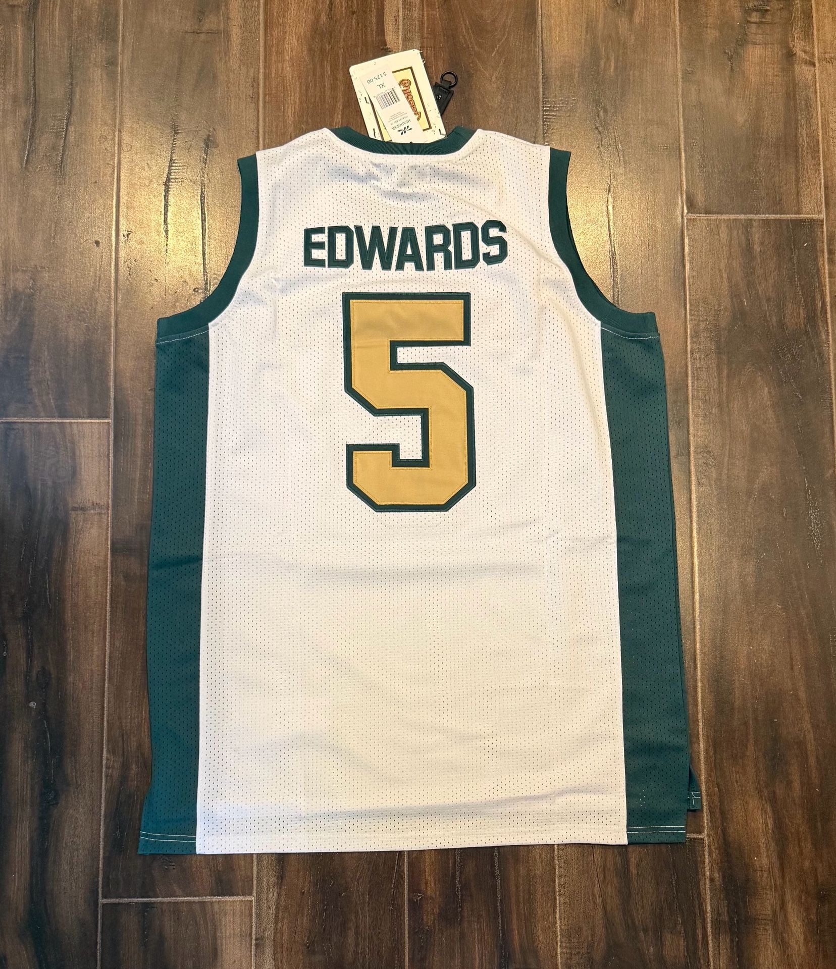 Headgear Classics Anthony Edwards Holy Spirit Prep High School Basketball Jersey 2