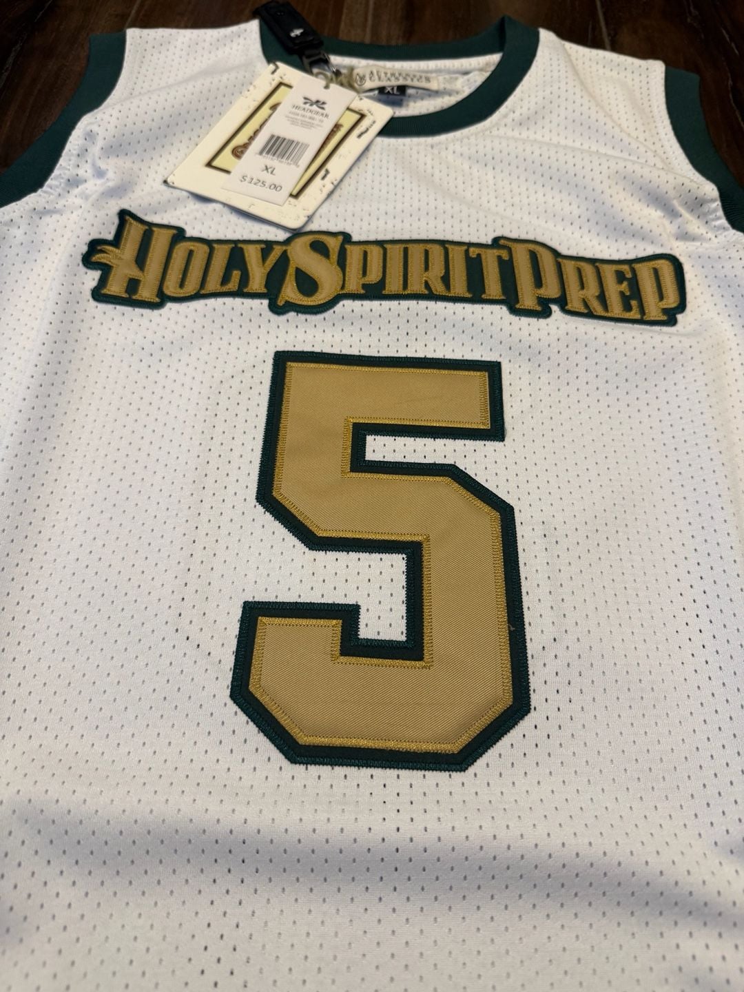 Headgear Classics Anthony Edwards Holy Spirit Prep High School Basketball Jersey 5