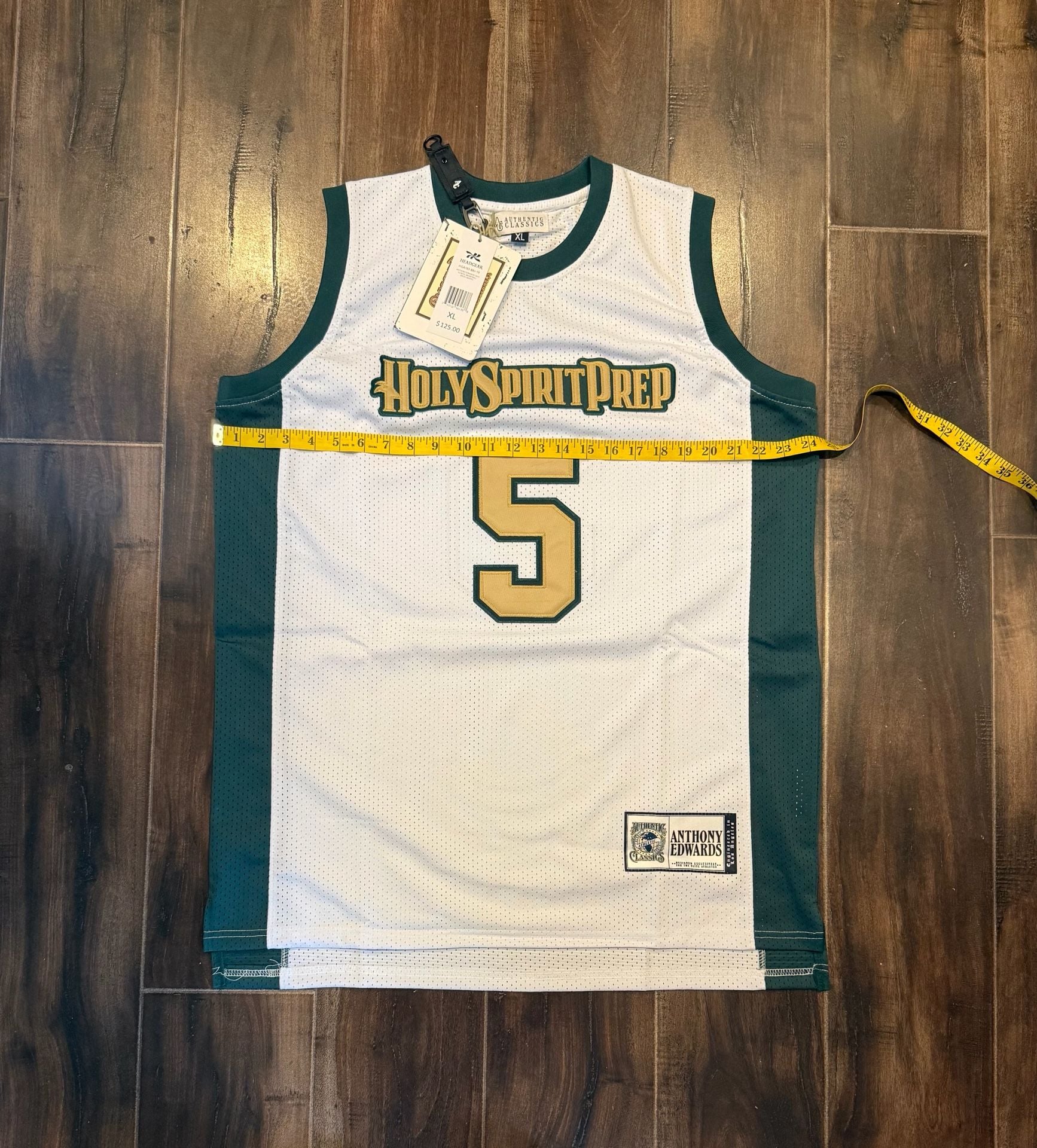 Headgear Classics Anthony Edwards Holy Spirit Prep High School Basketball Jersey 8