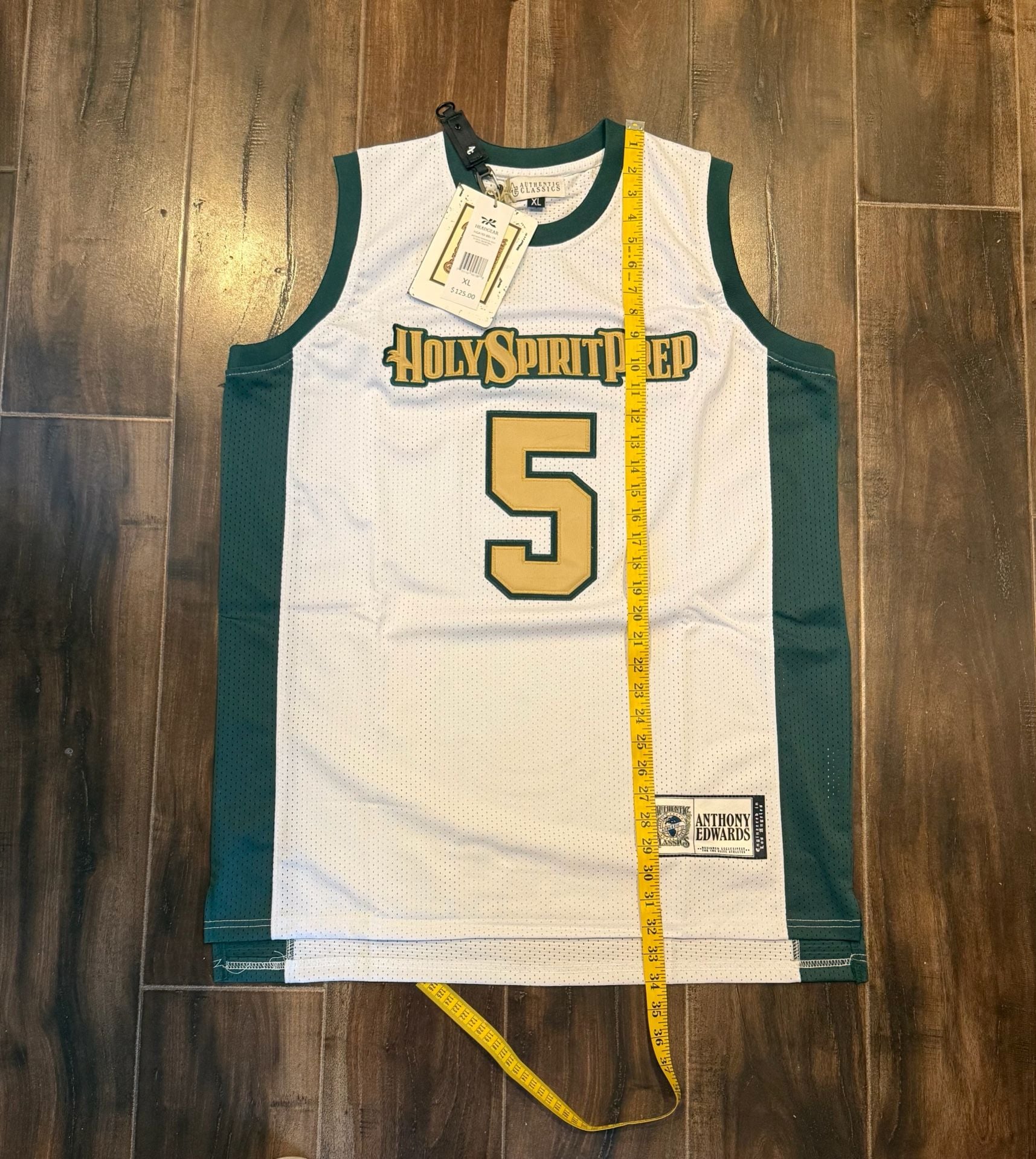 Headgear Classics Anthony Edwards Holy Spirit Prep High School Basketball Jersey 9