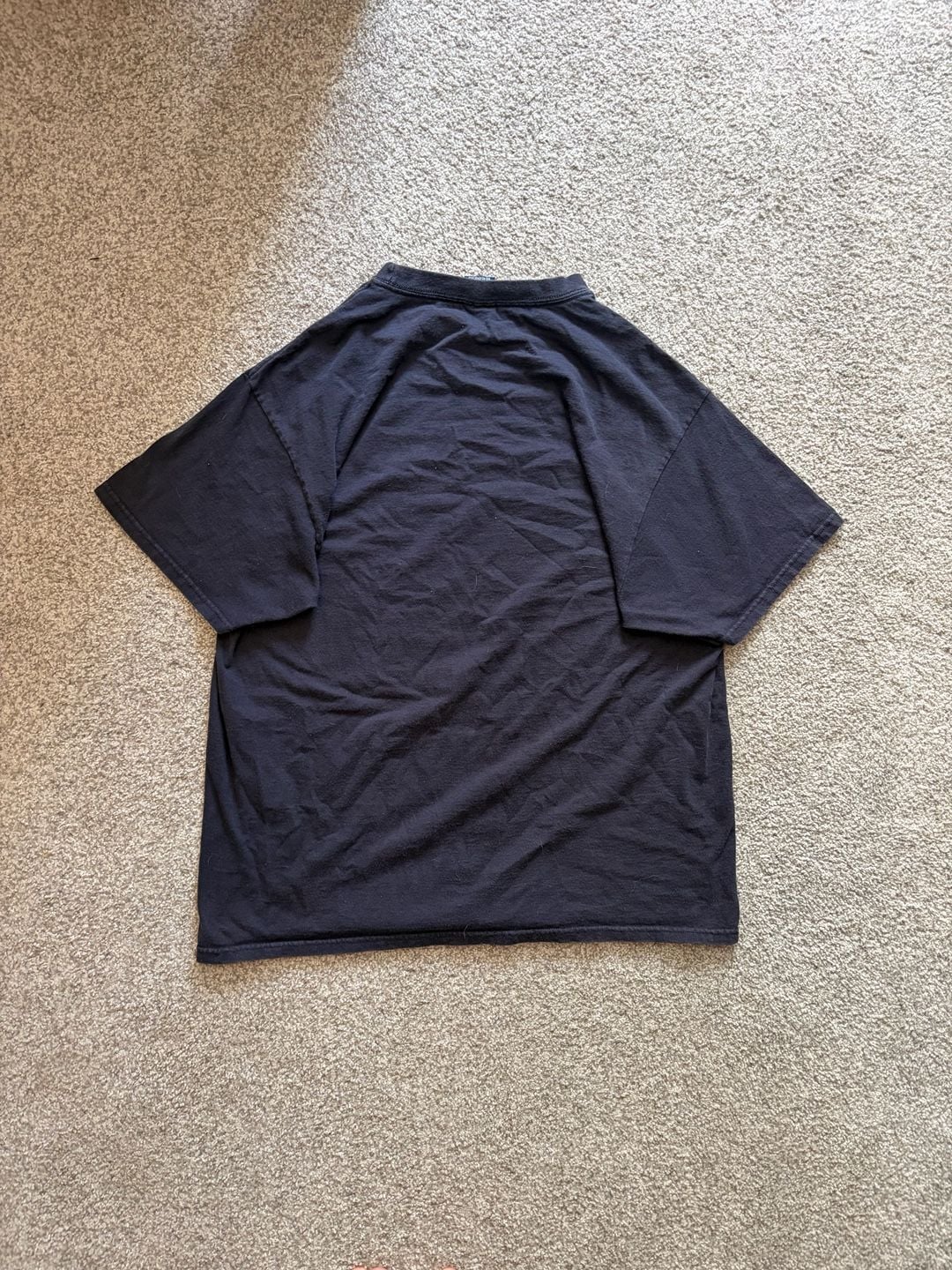 Nautica Jeans Company Black T-Shirt Size L Logo Graphic Tee 4