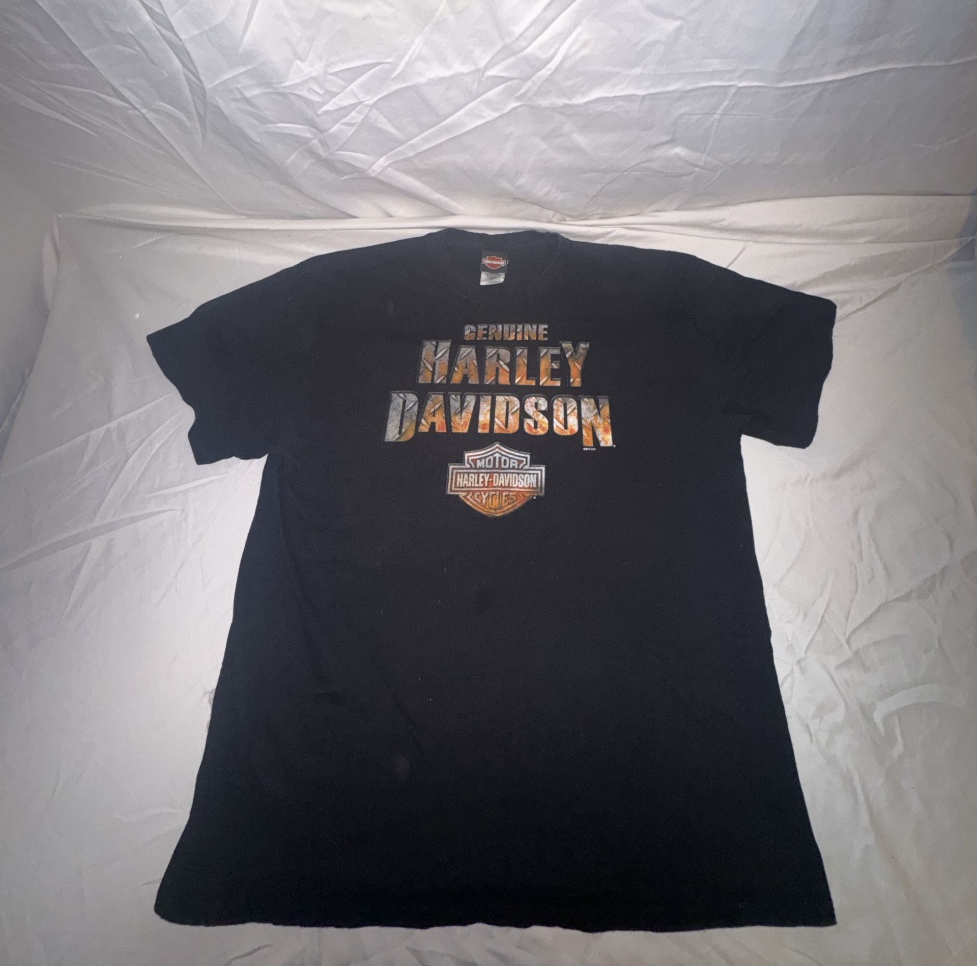 Harley-Davidson T-Shirt Size XL Black Graphic Lakeland Florida Tee 2