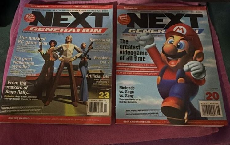 Next Generation Gaming Magazine Lot of 2 Issues Volume 20 and 23 1
