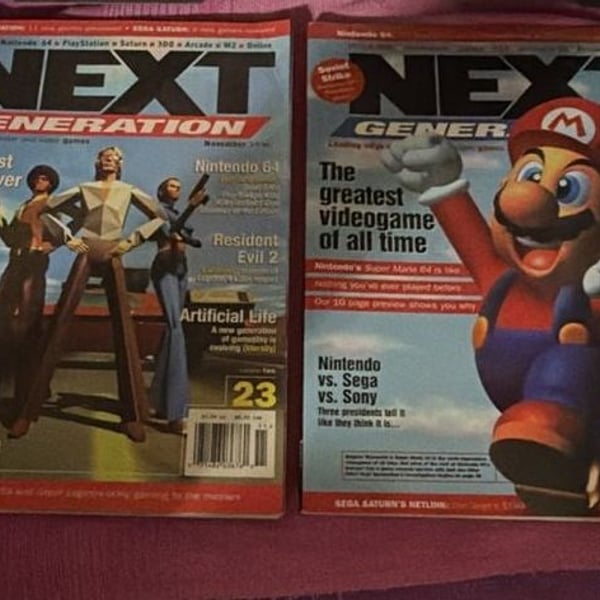 Next Generation Gaming Magazine Lot of 2 Issues Volume 20 and 23