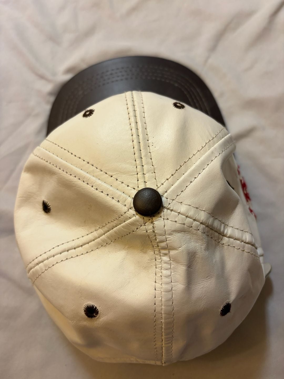Pro Elite Cleveland Browns Leather Vintage Strapback Hat Cap 7