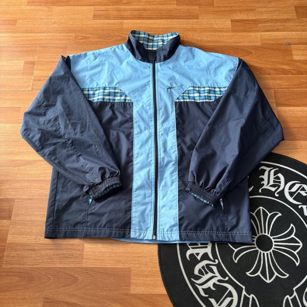 Reebok Plaid Blocked Track Jacket XL