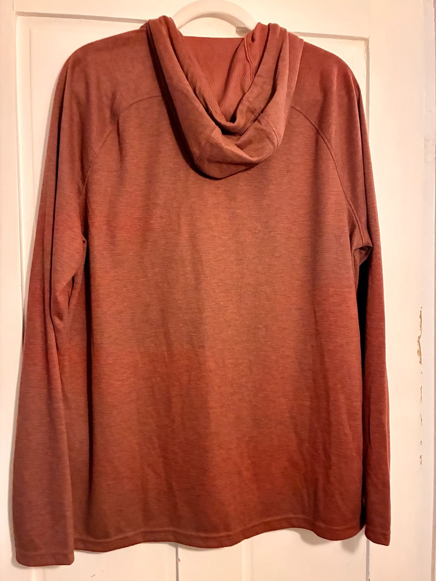 Under Armour CGI Hoodie Size L Rust Red Long Sleeve Pullover 3