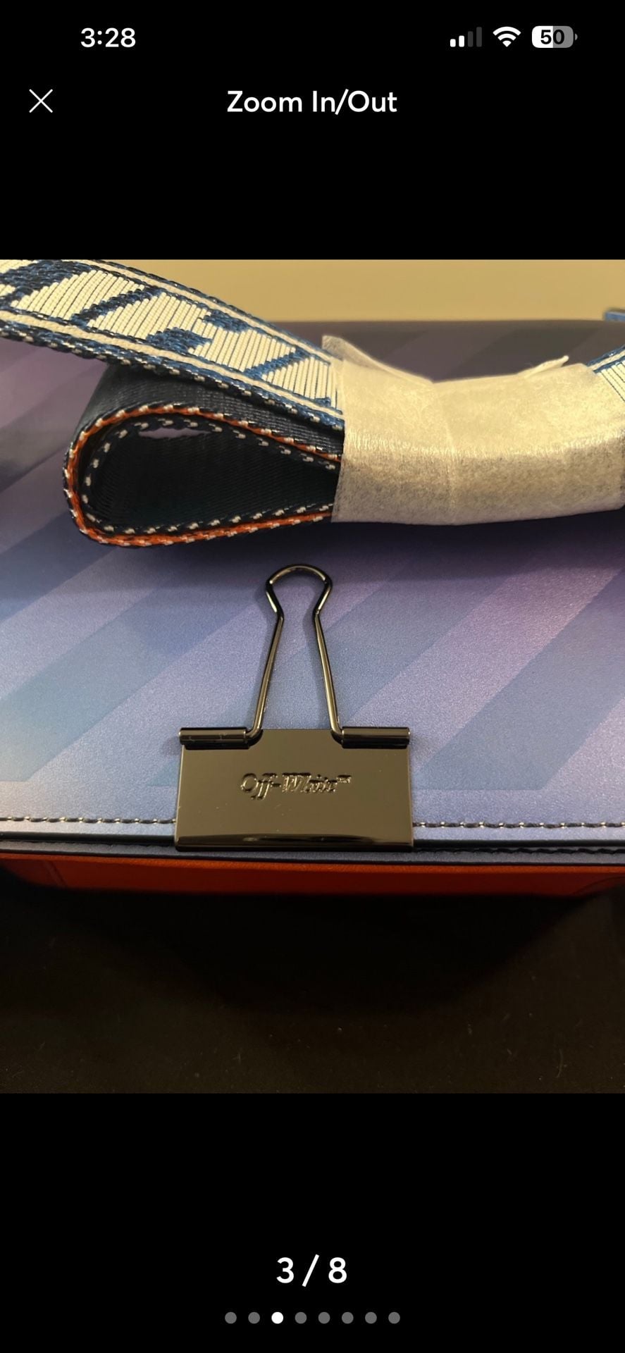 Off-White Binder Clip Flap Bag 4