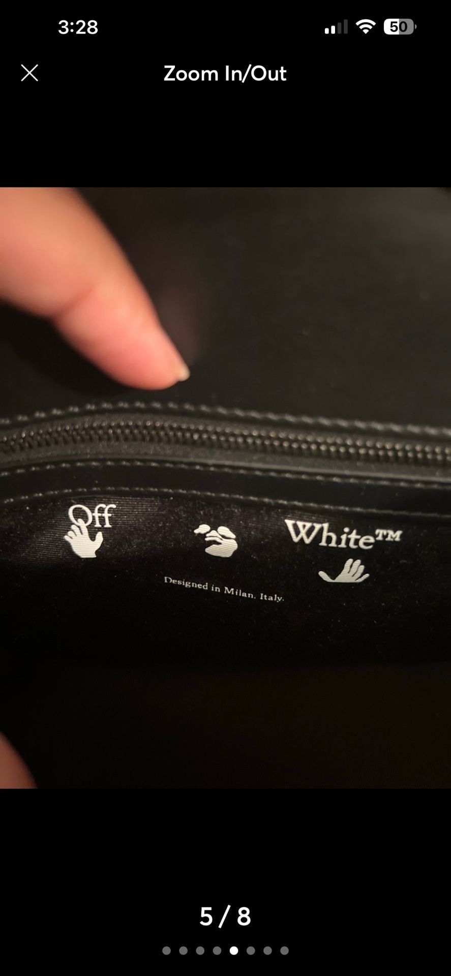 Off-White Binder Clip Flap Bag 6
