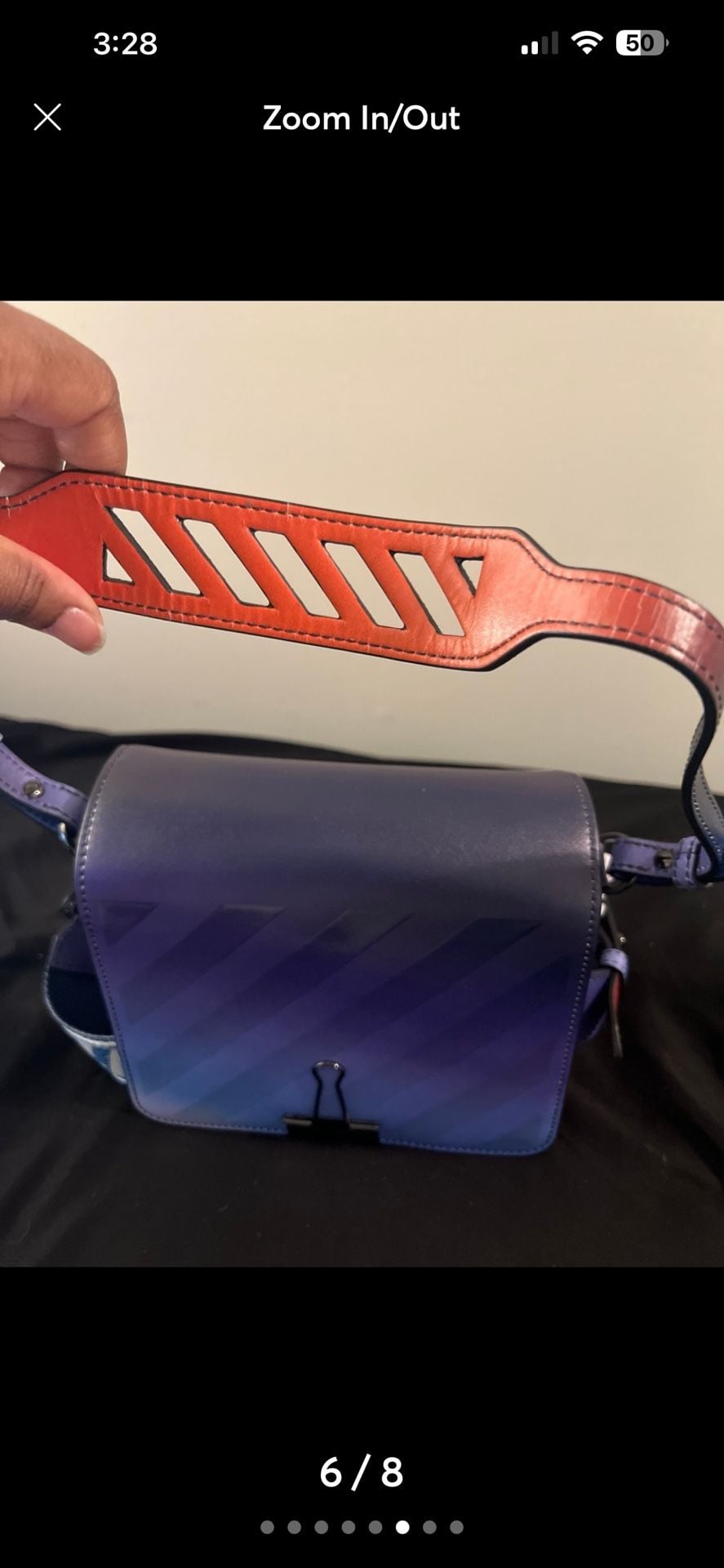 Off-White Binder Clip Flap Bag 7