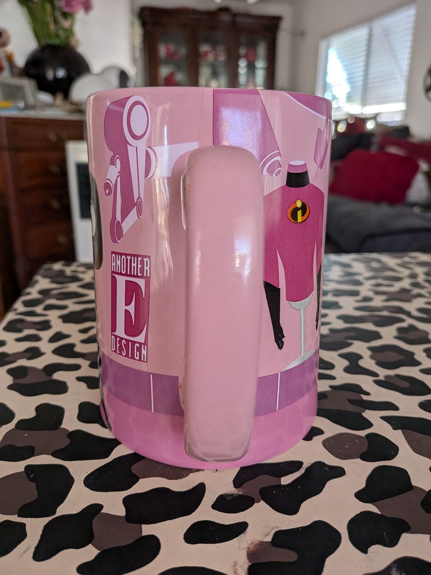 Disney Pixar The Incredibles Edna Mode Coffee Mug Pink 6