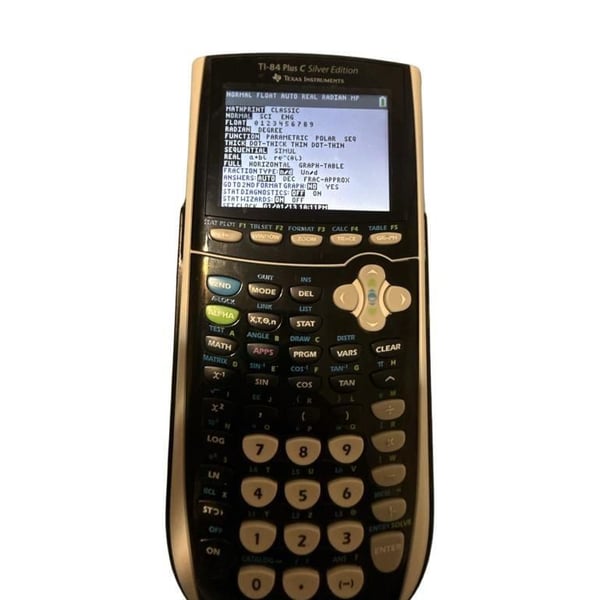 Texas Instruments TI-84 Plus C Silver Edition Graphing Calculator rechargeable 
