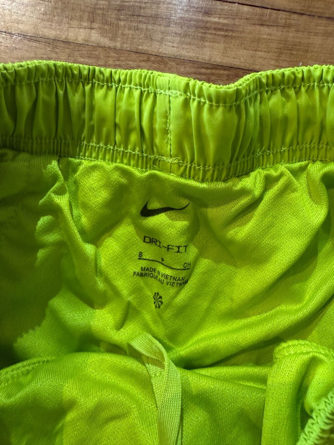 Nike Tempo Shorts Size S Yellow Running (n1) 5